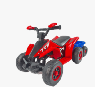 6V Battery Powered Kids Electric Vehicle, Kids Ride On ATV, 4 Wheeler Quad W Headlights, MP3, USB, Volume Control, Large Seat, Electric Ride On Toys B