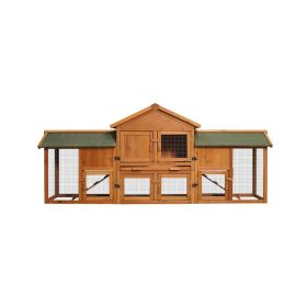 Extra Large Bunny Cage With 2 Runs House Small Animal Habitats For Guinea Pigs