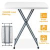 Folding Snack Table Height Adjustable Dining Tea Coffee Table TV Side Tray Laptop Desk For Home Office Indoor Outdoor Use