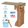Walk the Plank Mouse Trap Reusable Rat Trap Rodent Animal Trap Natural Wooden Auto Reset Humane Bucket Rat Trap without Poison