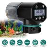 Automatic Fish Feeder 8.45OZ Capacity Electric Fish Food Dispenser for Fish Tank Aquarium Moisture-Proof Fish Feed Timer with 4 Programmable Modes Adj