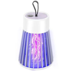 Electric Bug Zapper Mosquito Insect Killer Lamp Portable LED Light Fly Trap Catcher w/ LED Light