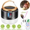 LED Camping Lantern Light USB Rechargeable Solar Powered Emergency Lamp IPX4 Waterproof 5400mAh Power Bank Camping Lantern For Power Outage Fishing
