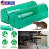 2Pcs Reusable Humane Mouse Trap Live Catch And Release Mouse Cage Animal Pest Rodent Hamster Capture Trap Finger Safe For Small Mice