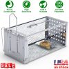 Single Door Rat Trap Cage Humane Rodent Trap Mouse Trap Indoor Outdoor for Small Rodents Mice Voles Hamsters