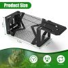 2Pcs Rat Traps Humane Live Mouse Cage Easy To Catch And Release For Voles Rats Mice Rodents Hamsters Reusable Indoor Outdoor Use