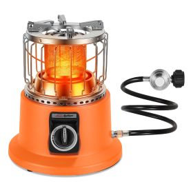 3000W 2 In 1 Portable Propane Heater Stove Portable Propane Heater Outdoor Gas Stove With Pot Stand Gas Pipe For Camping Ice Fishing Patio RV