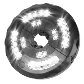 Umbrella Pole Light Cordless 28 LEDs Patio Umbrella Light White Light with 3 Lighting Modes for Patio Umbrella Camping Tent Outdoor Use