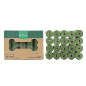 EPI Environmentally Friendly Degradable Pet Garbage Bag (Option: Green 20 Rolls Boxedset-Lavender Flavor)