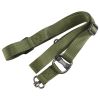 2 Point Rifle Gun Sling Adjustable w/ Fast Loop Heavy Duty Quick Detach Swivel for Outdoor Sports