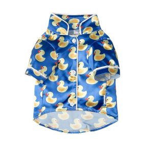 New Dog Clothes Autumn And Winter Cat Clothes (Option: Blue-XL)