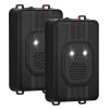 2 Pack Under Hood Ultrasonic Rodent Repeller Rodent Control Deterrent Chaser Blocker for Vehicle Indoor with Strobe Light 3 Power Supplies