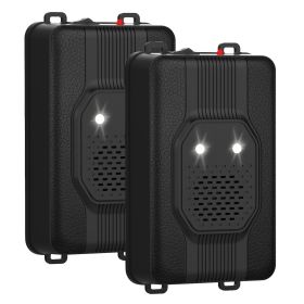 2 Pack Under Hood Ultrasonic Rodent Repeller Rodent Control Deterrent Chaser Blocker for Vehicle Indoor with Strobe Light 3 Power Supplies (Option: PcsRodentChaser)