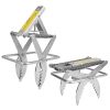 2PCS Easy Setup Mole Scissor Traps Outdoor Reusable Mole Rodent Control Trap Solid Metal Material For Lawn Garden Yard