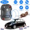 2 Pack Under Hood Ultrasonic Rodent Repeller Rodent Control Deterrent Chaser Blocker for Vehicle Indoor with Strobe Light 3 Power Supplies