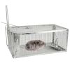 1Pc Rat Trap Cage Humane Live Rodent Trap Cage Galvanized Iron Mice Mouse Control Bait Catch with Detachable U Shaped Rod