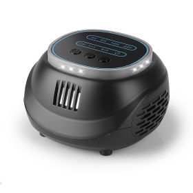 Ultrasonic Rodent Chaser Rat Repellent Pest Driver Mouse Control Squirrel Repeller with 4 Modes 4-65KHz Strobe Light 4 Timer 1292sq.ft. Coverage for R (Option: Black)